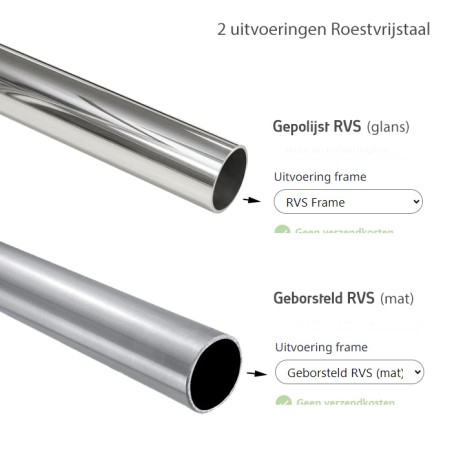 Bruut Ridge Rib stoel legergroen geborsteld RVS