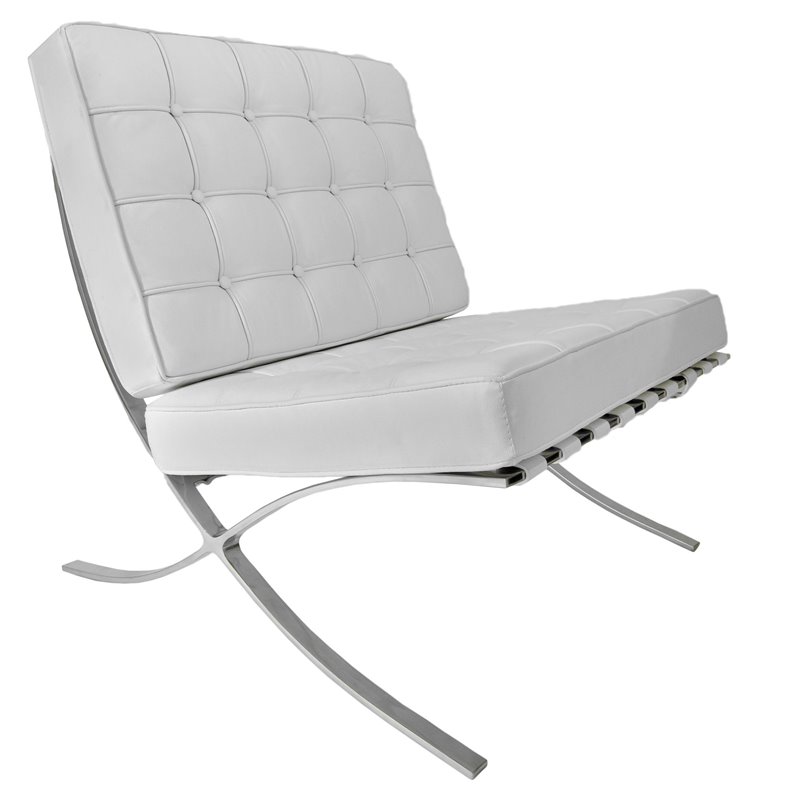Wonderbaarlijk Gecomprimeerd logo Barcelona Chair Wit - Premium tijdelijk in prijs verlaagd