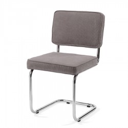 Bruut Ridge Rib stoel Antraciet