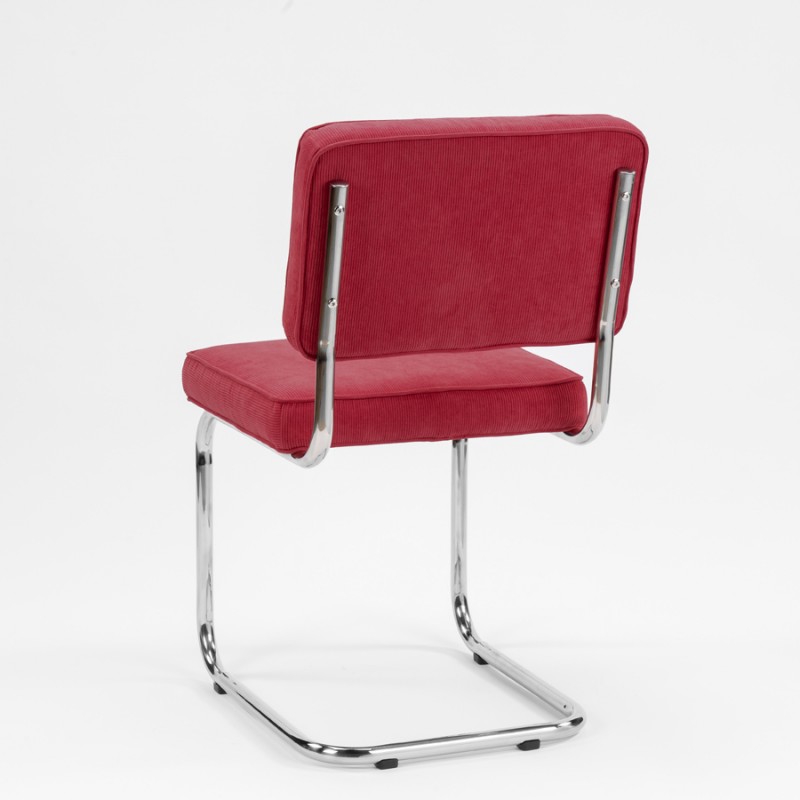 Bruut Ridge Rib stoel Rood