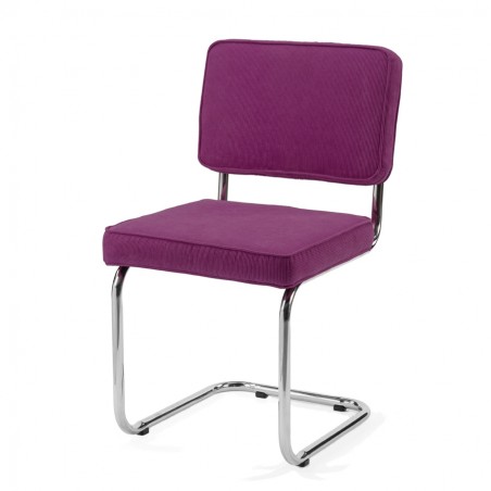 Bruut Ridge Rib stoel Violet