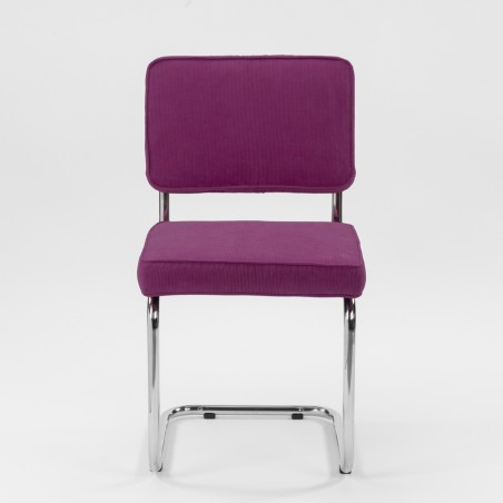 Bruut Ridge Rib stoel Violet