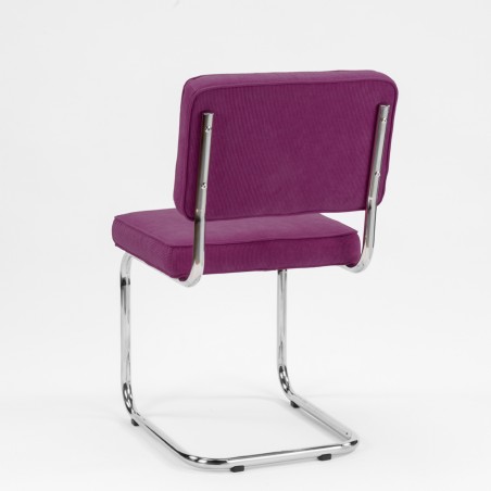 Bruut Ridge Rib stoel Violet