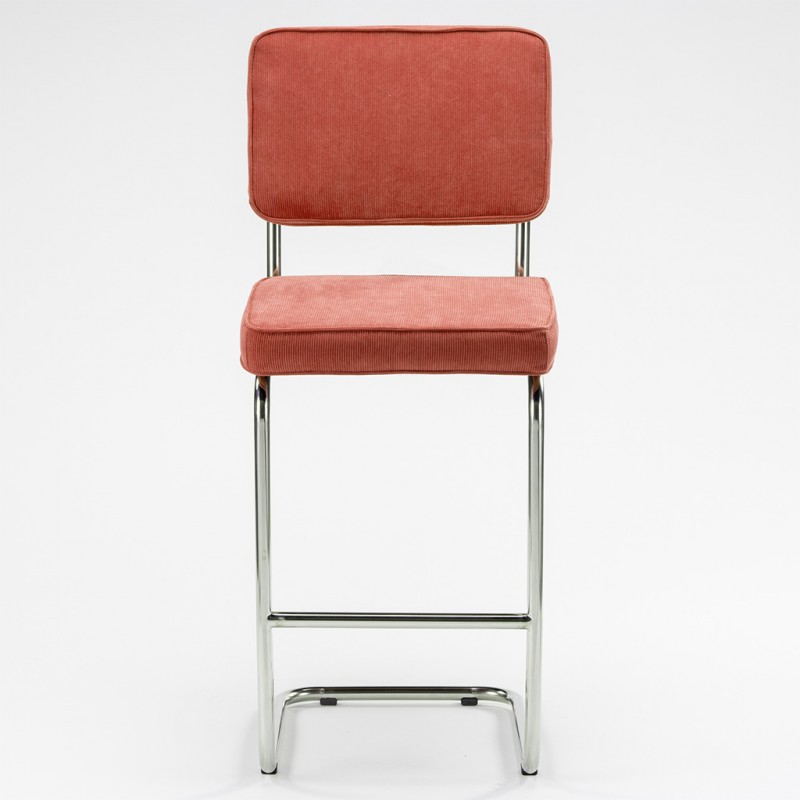 Bruut Ridge Rib barkruk koraal RVS