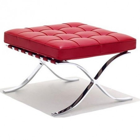 Barcelona Hocker rood - Premium