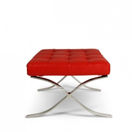 Barcelona Hocker rood - Premium