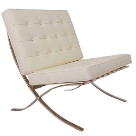 Barcelona Chair Set Cream - Premium