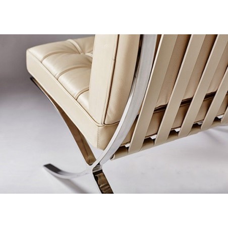 Barcelona Chair Set Cream - Premium